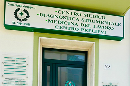 Ingresso Centro Medico Croce Verde Viareggio