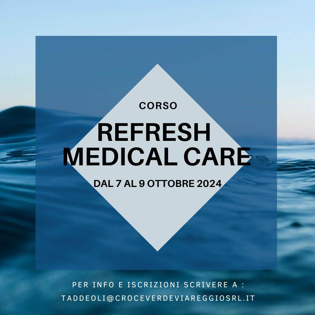 Iscrizione corso Refresh Medical Care ottobre